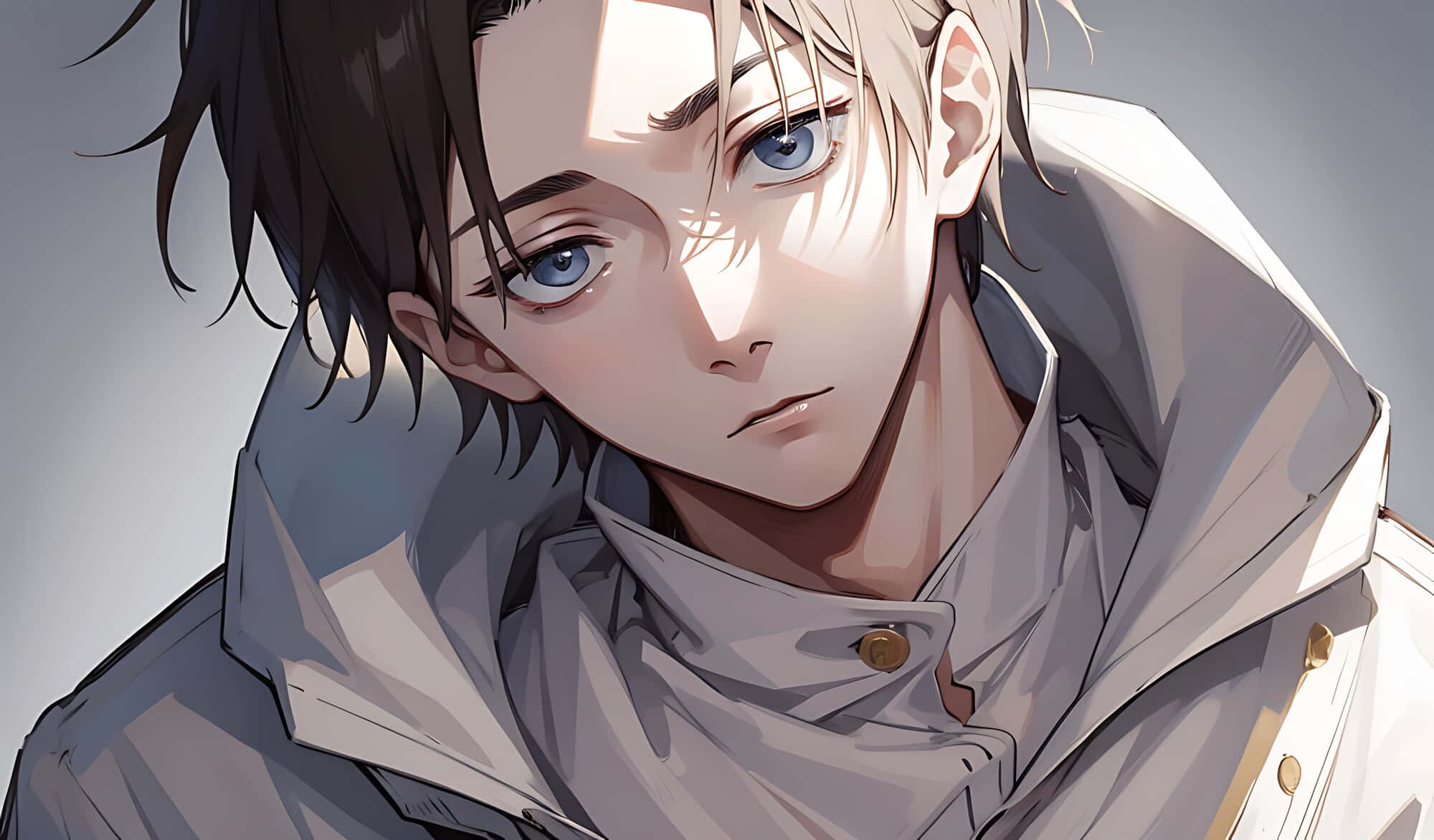 Yuta Okkotsu, anime portrait, blue eyes, Full HD Desktop Wallpaper