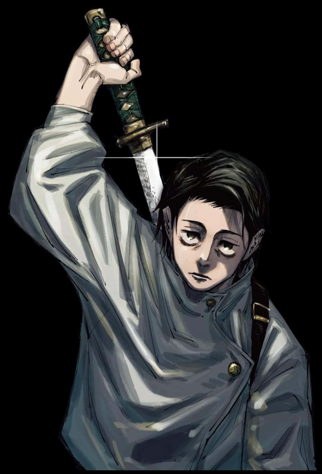 Yuta Okkotsu, katana, anime character, HD Phone Wallpaper