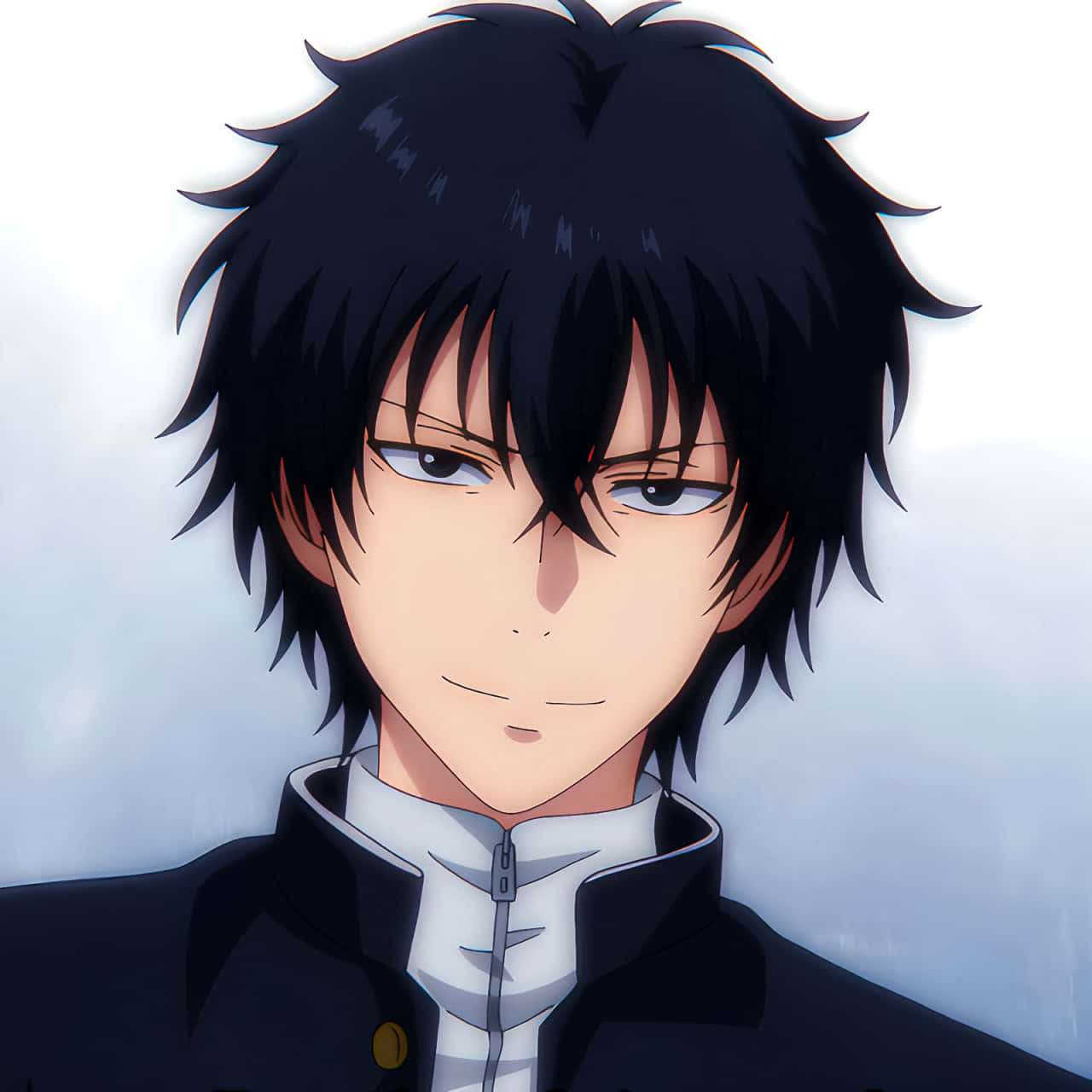 Yuuichi Katagiri, anime boy, messy black hair, HD Desktop Wallpaper