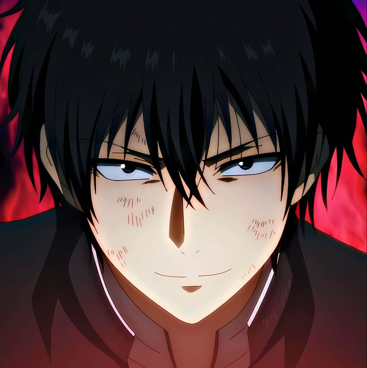 Yuuichi Katagiri, anime portrait, black hair, SD Phone Wallpaper