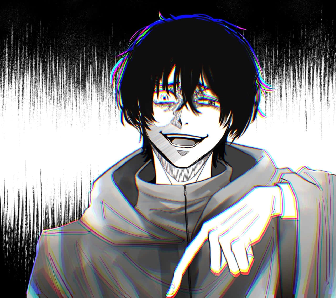Yuuichi Katagiri, anime-style character, black hair, HD Desktop Wallpaper