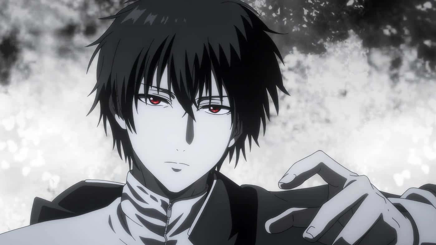 Yuuichi Katagiri, spiky hair, red eyes, HD Desktop Wallpaper