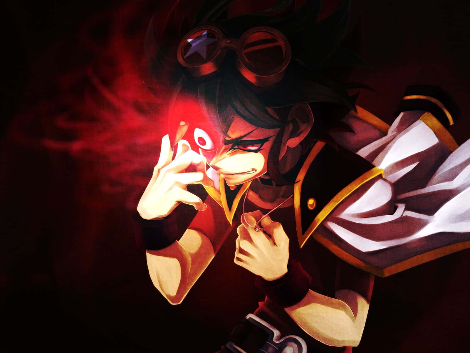 Yuya Sakaki, vibrant jacket, goggles, HD Desktop Wallpaper