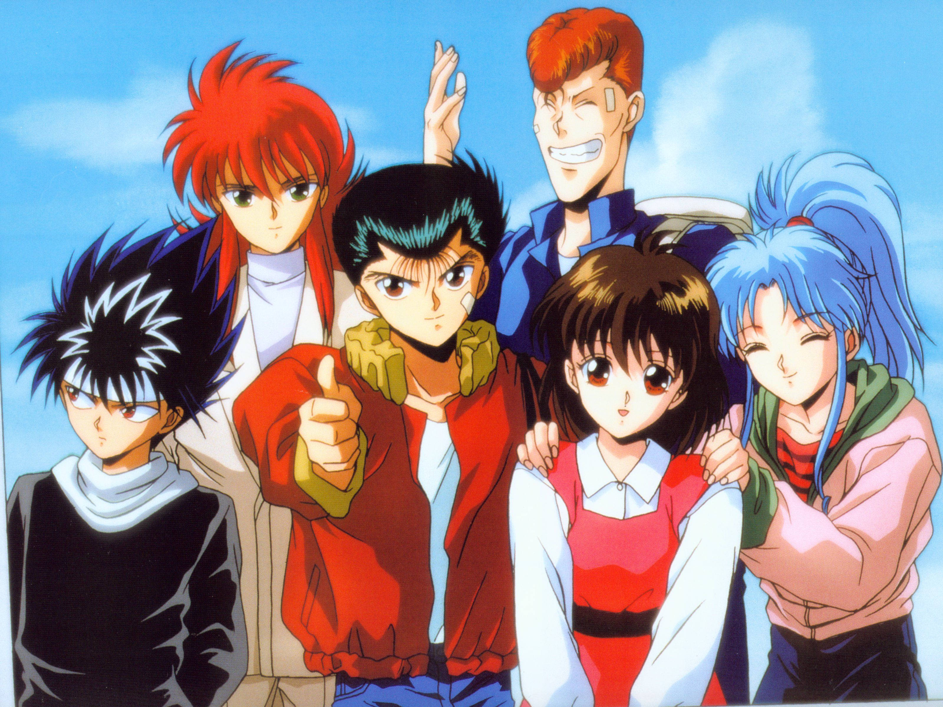 Yuyu Hakusho, gang, anime characters, 2K Desktop Wallpaper