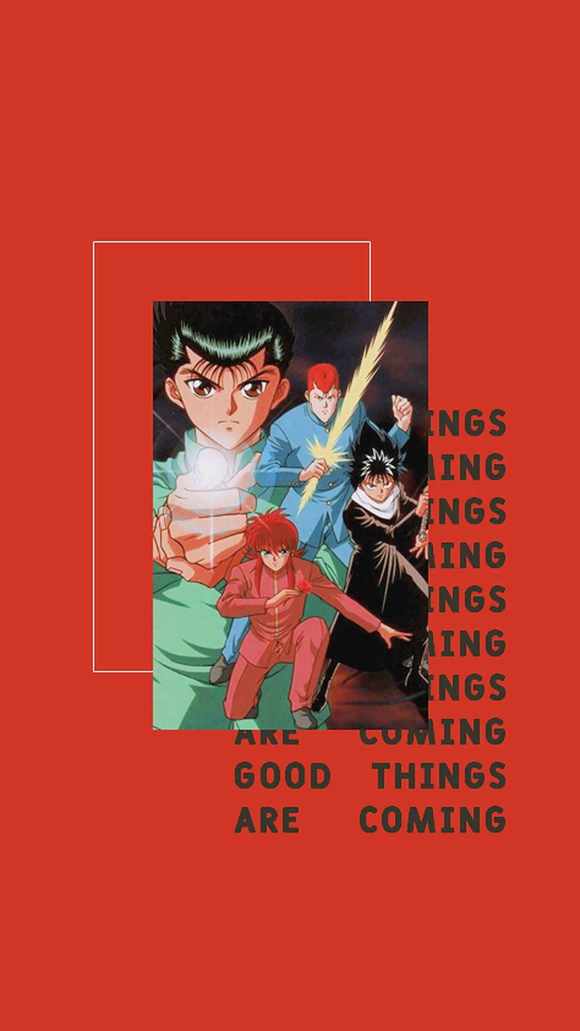 Yuyu Hakusho, anime characters, dynamic poses, Full HD Phone Wallpaper