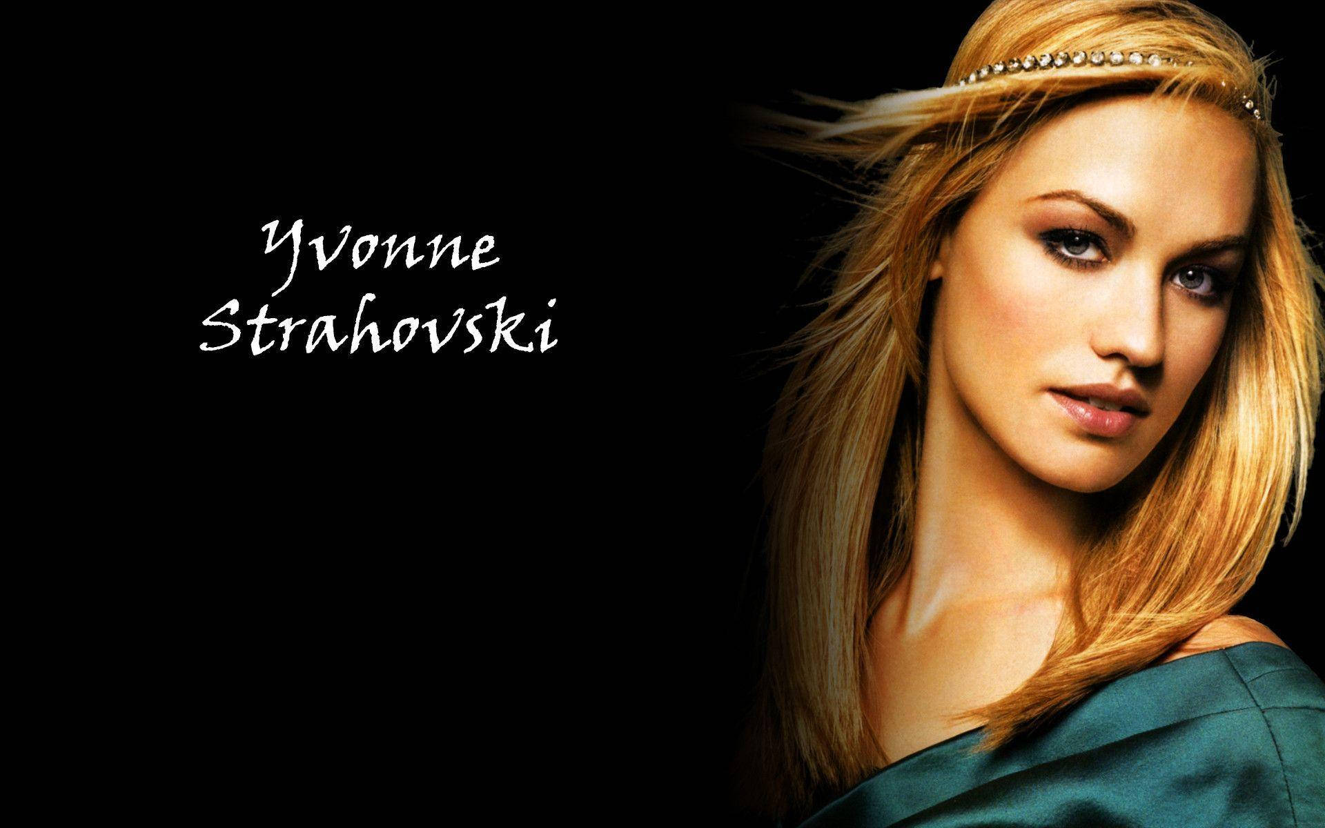 Yvonne Strahovski, jeweled headband, flowing blonde hair, Full HD Desktop Wallpaper