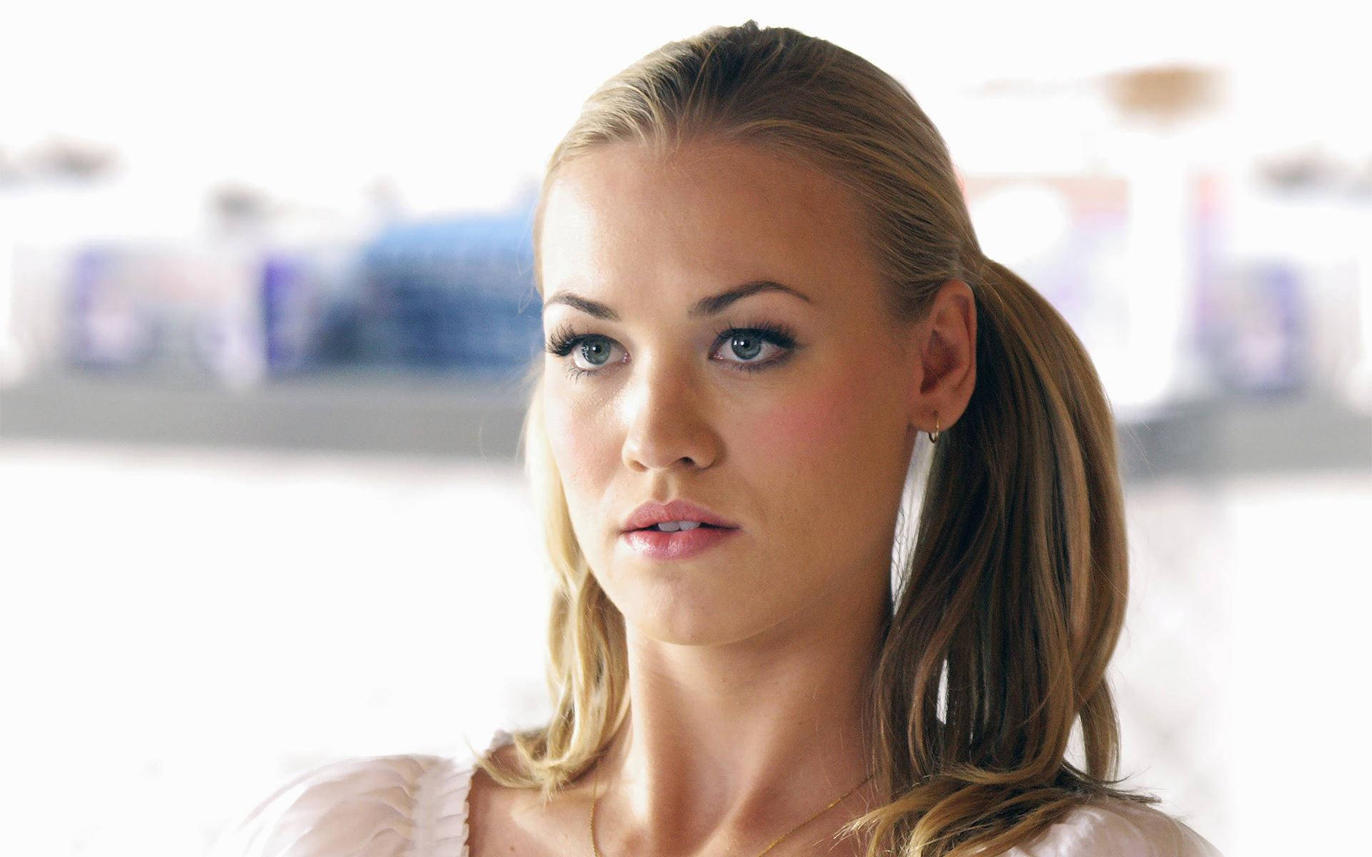 Yvonne Strahovski, blonde, blue eyes, Full HD Desktop Wallpaper