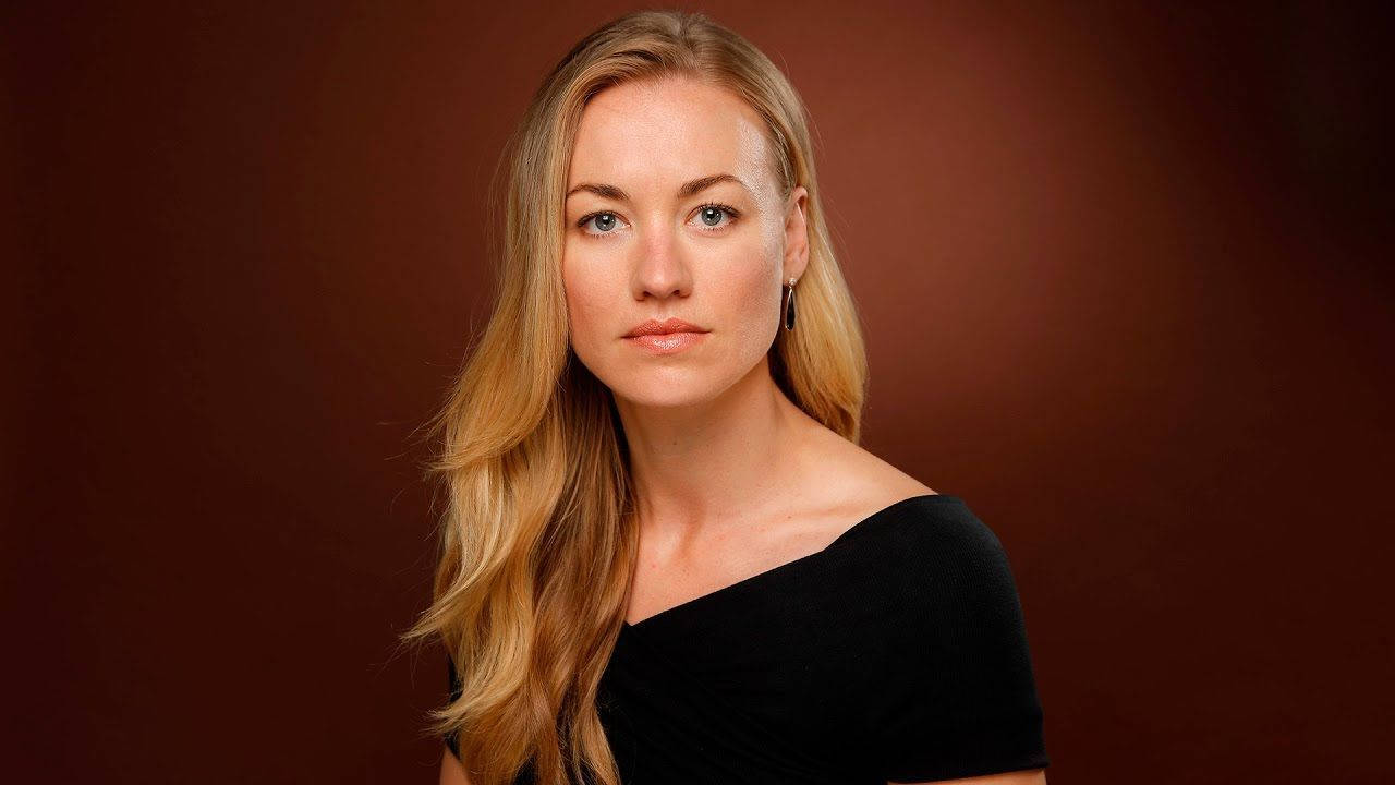 Yvonne Strahovski, blonde hair, blue eyes, HD Desktop Wallpaper