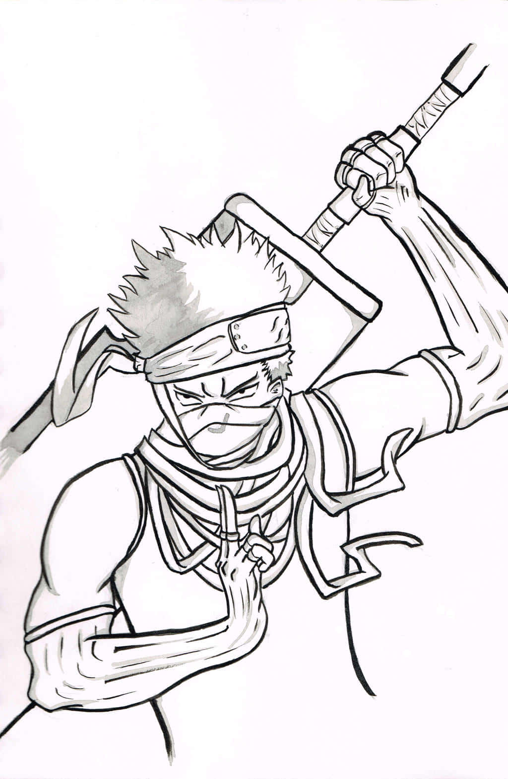 Zabuza Momochi, masked ninja warrior, sword, HD Phone Wallpaper