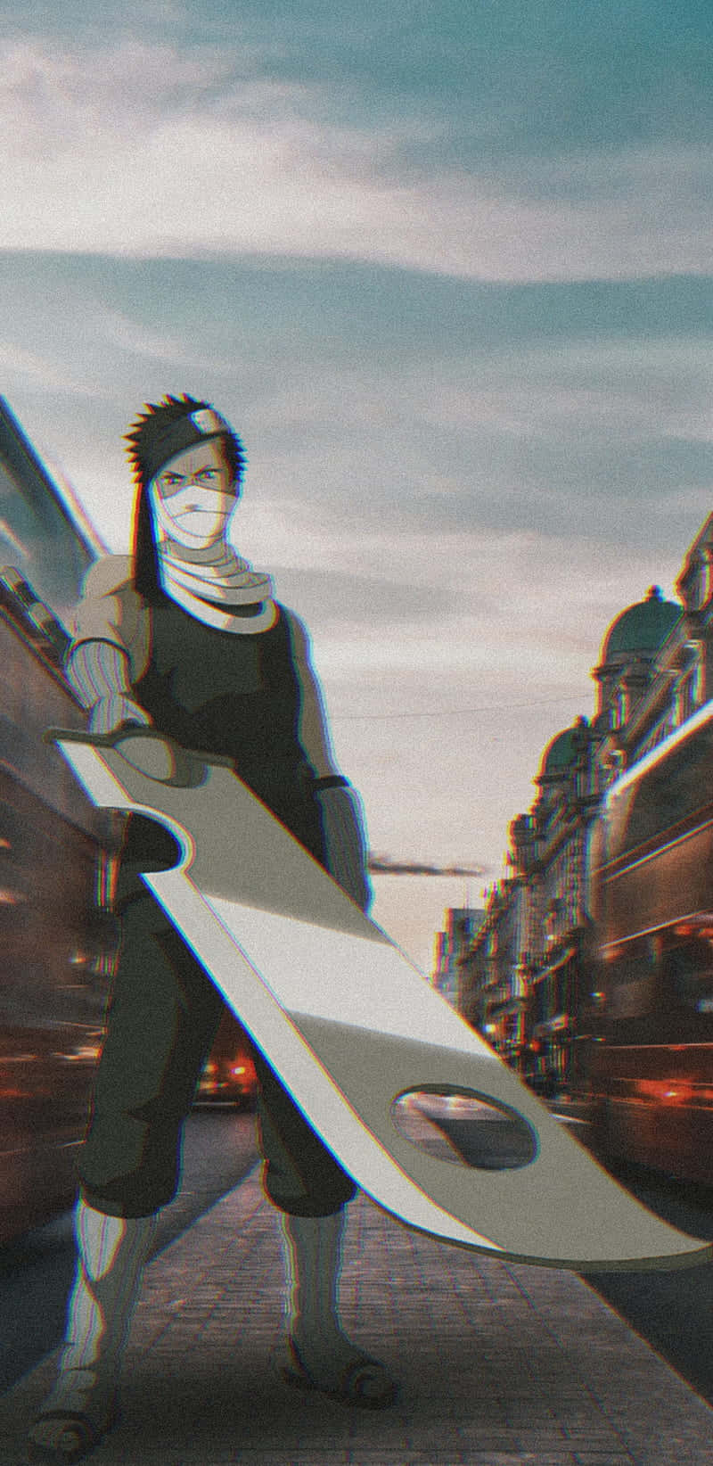 Zabuza Momochi, mask, scarf, HD Phone Wallpaper