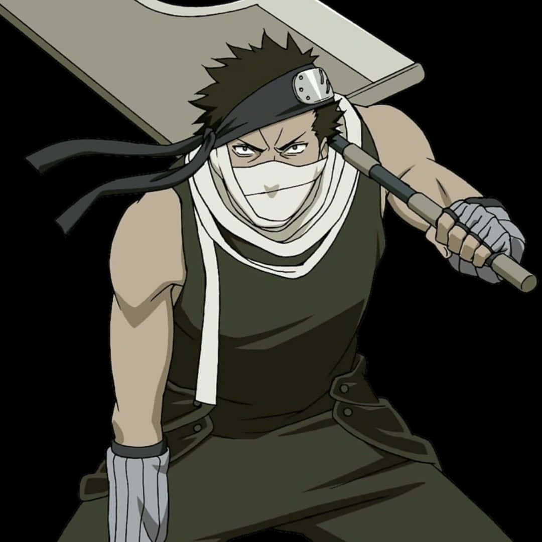 Zabuza Momochi, white mask, headband, SD Phone Wallpaper
