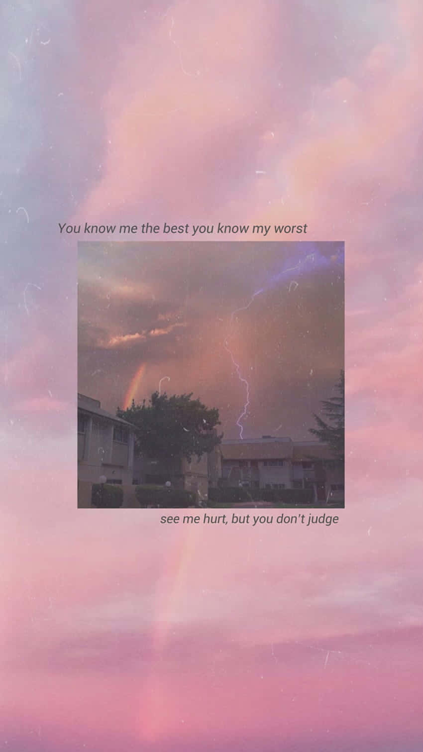 Zach Bryan, lightning storm, rainbow, HD Phone Wallpaper
