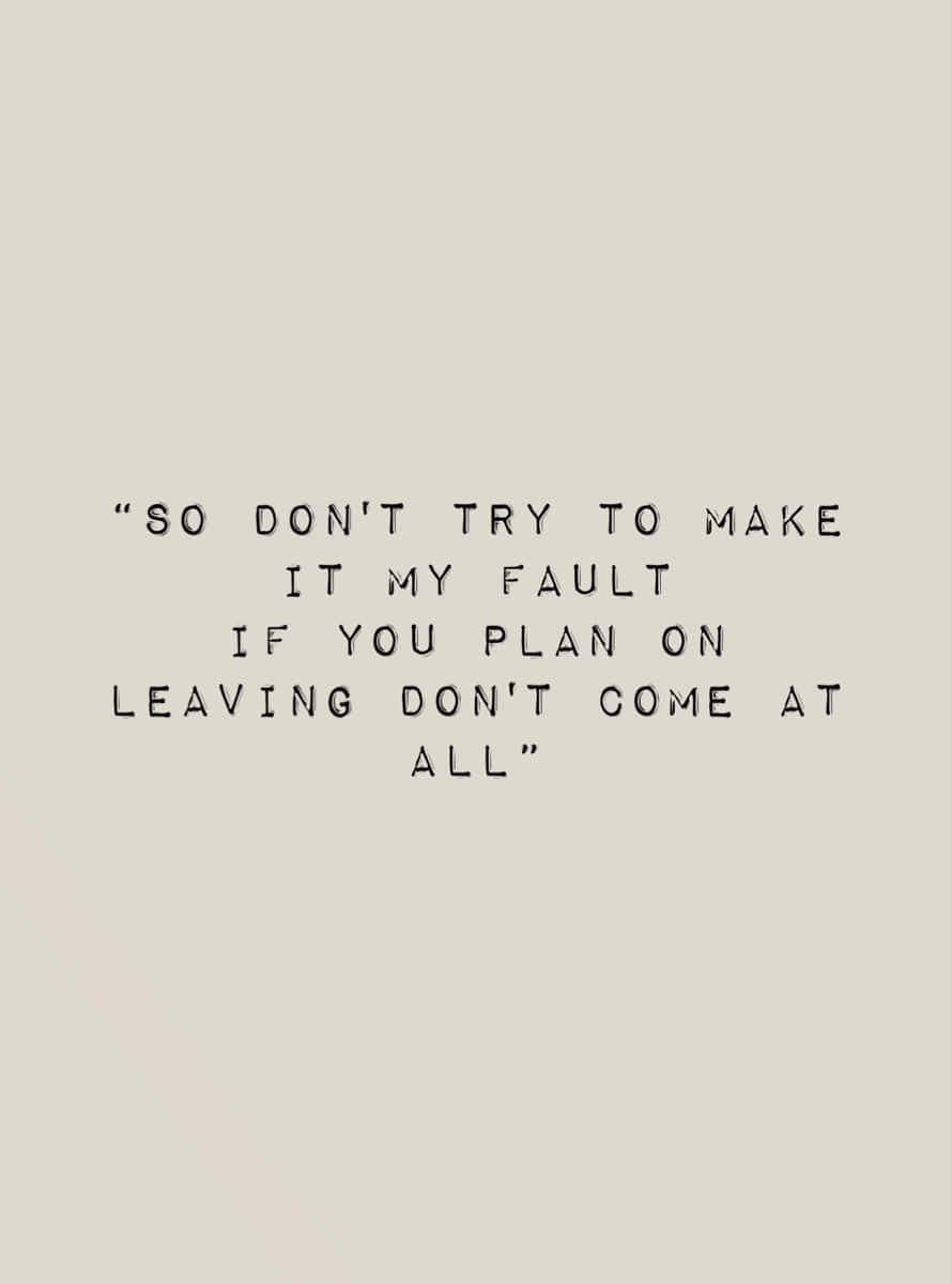 Zach Bryan, beige background, black typewriter-style quote, SD Phone Wallpaper