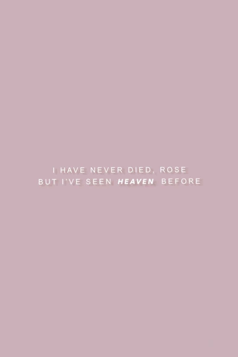 Zach Bryan, heaven quote, mauve background, SD Phone Wallpaper