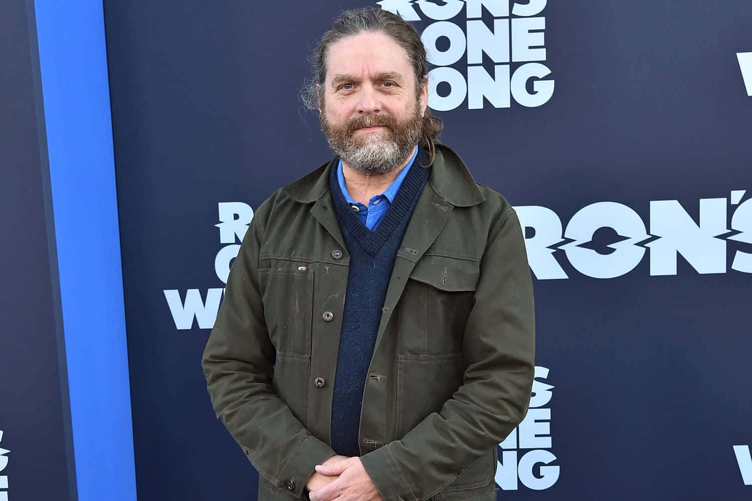 Zach Galifianakis, beard, long hair, HD Desktop Wallpaper