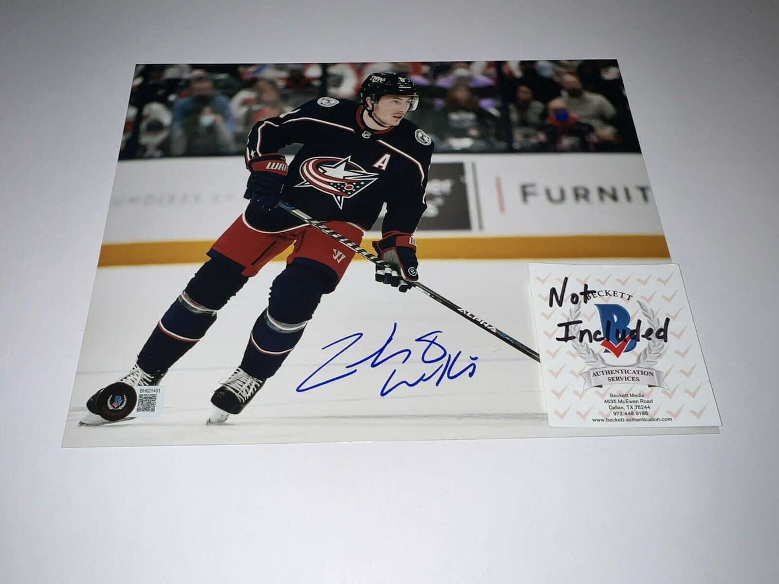 Zachary Werenski, signed poster, hockey player, HD Desktop Wallpaper