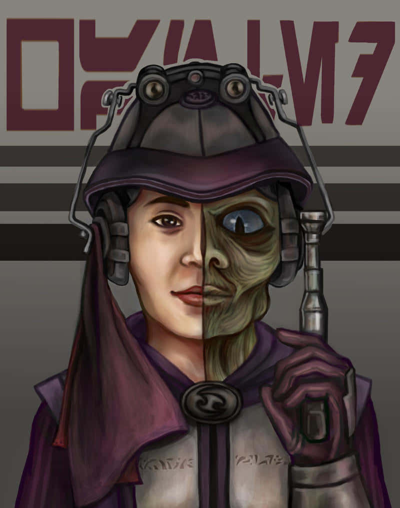 Zam Wesell, purple hooded outfit, headset, SD Phone Wallpaper