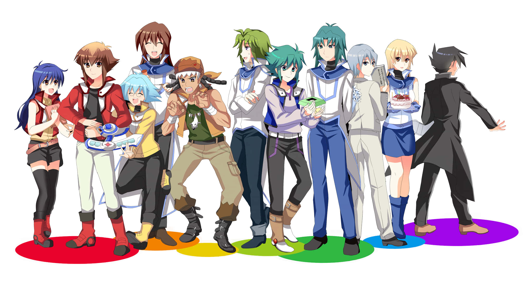 Zane Truesdale, anime, nine characters, Full HD Desktop Wallpaper