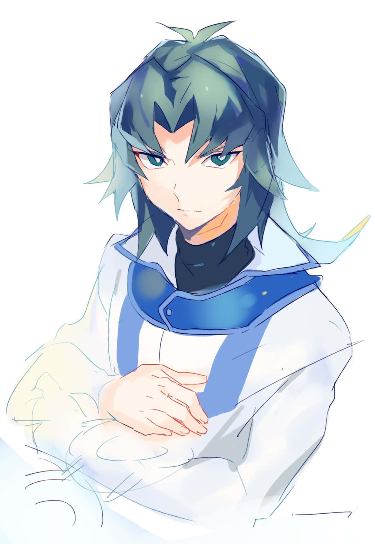 Zane Truesdale, teal hair, blue eyes, HD Phone Wallpaper