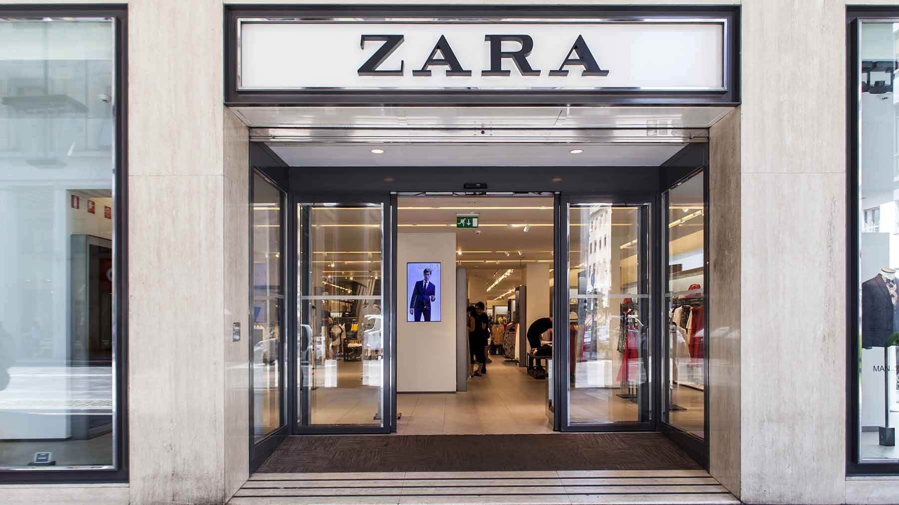 Zara, glass doors, bright interior, HD Desktop Wallpaper