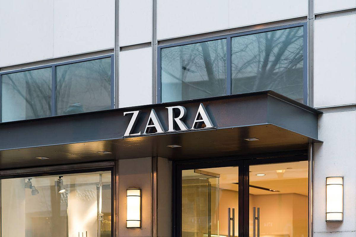 Zara, store entrance, sleek glass doors, SD Desktop Wallpaper
