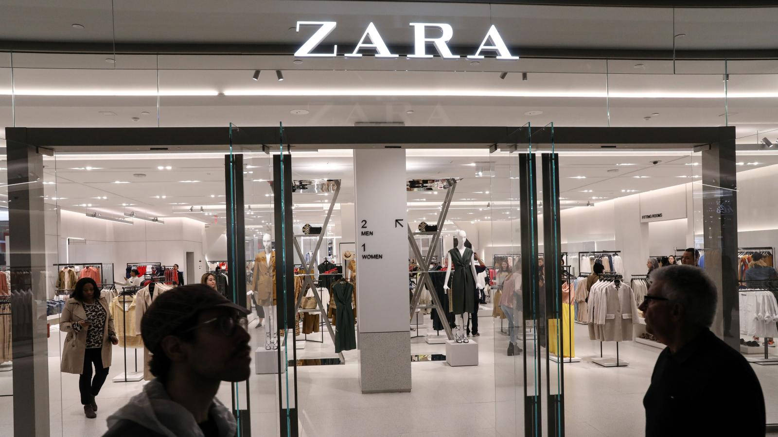 Zara, Spanish Apparel Store, glass doors, HD Desktop Wallpaper
