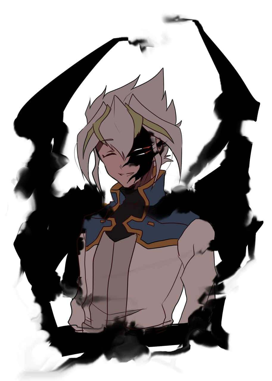 Zarc, spiky gray hair, black eye patch, HD Phone Wallpaper