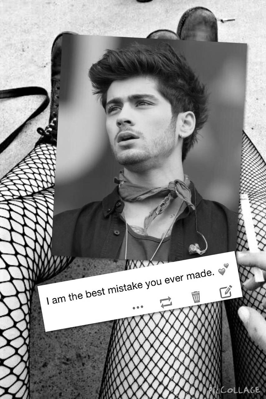 Zayn iPhone, fishnet stockings, black and white photo, HD Phone Wallpaper