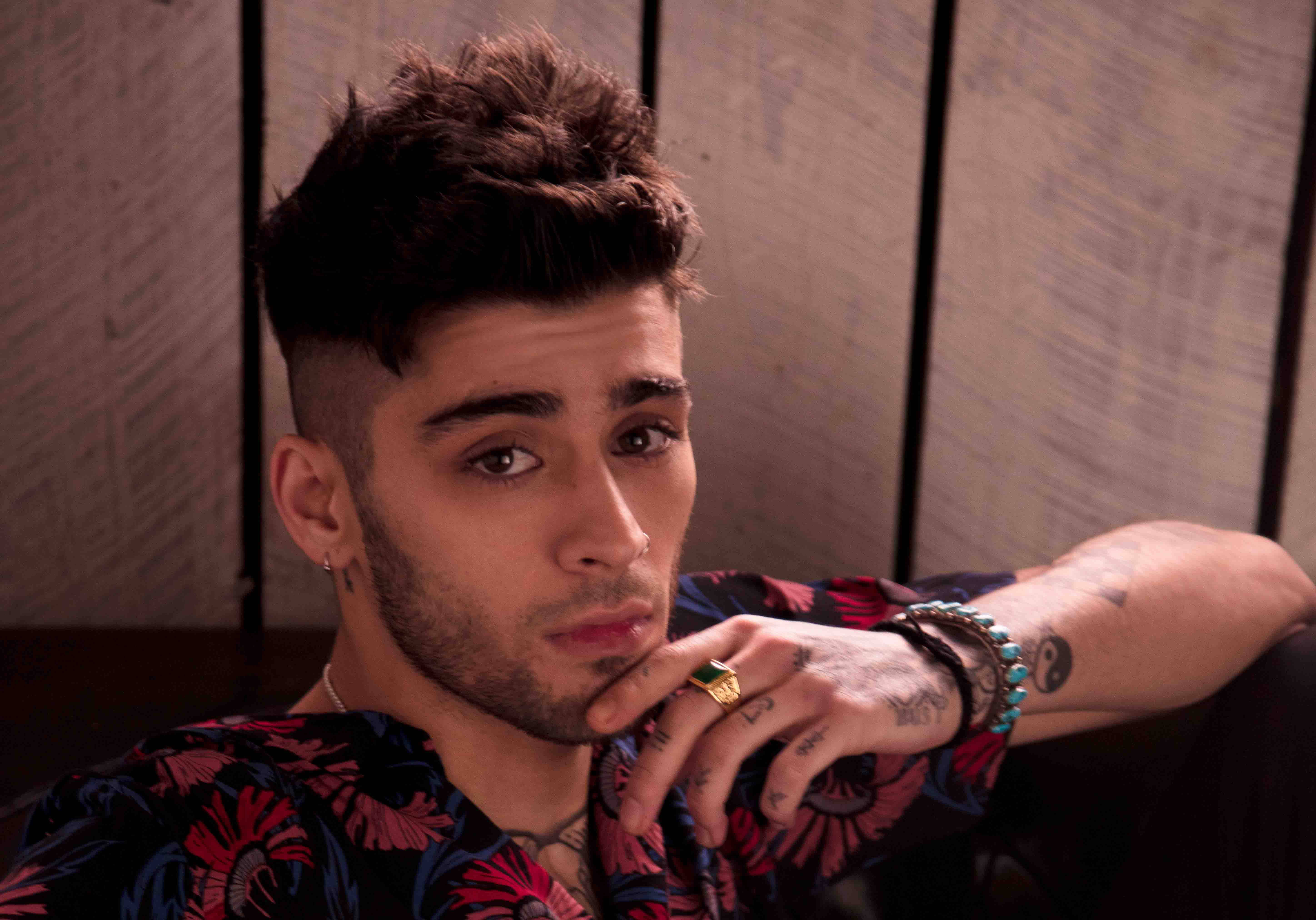 Zayn Malik, styled hair, tattoos, 5K Desktop Wallpaper