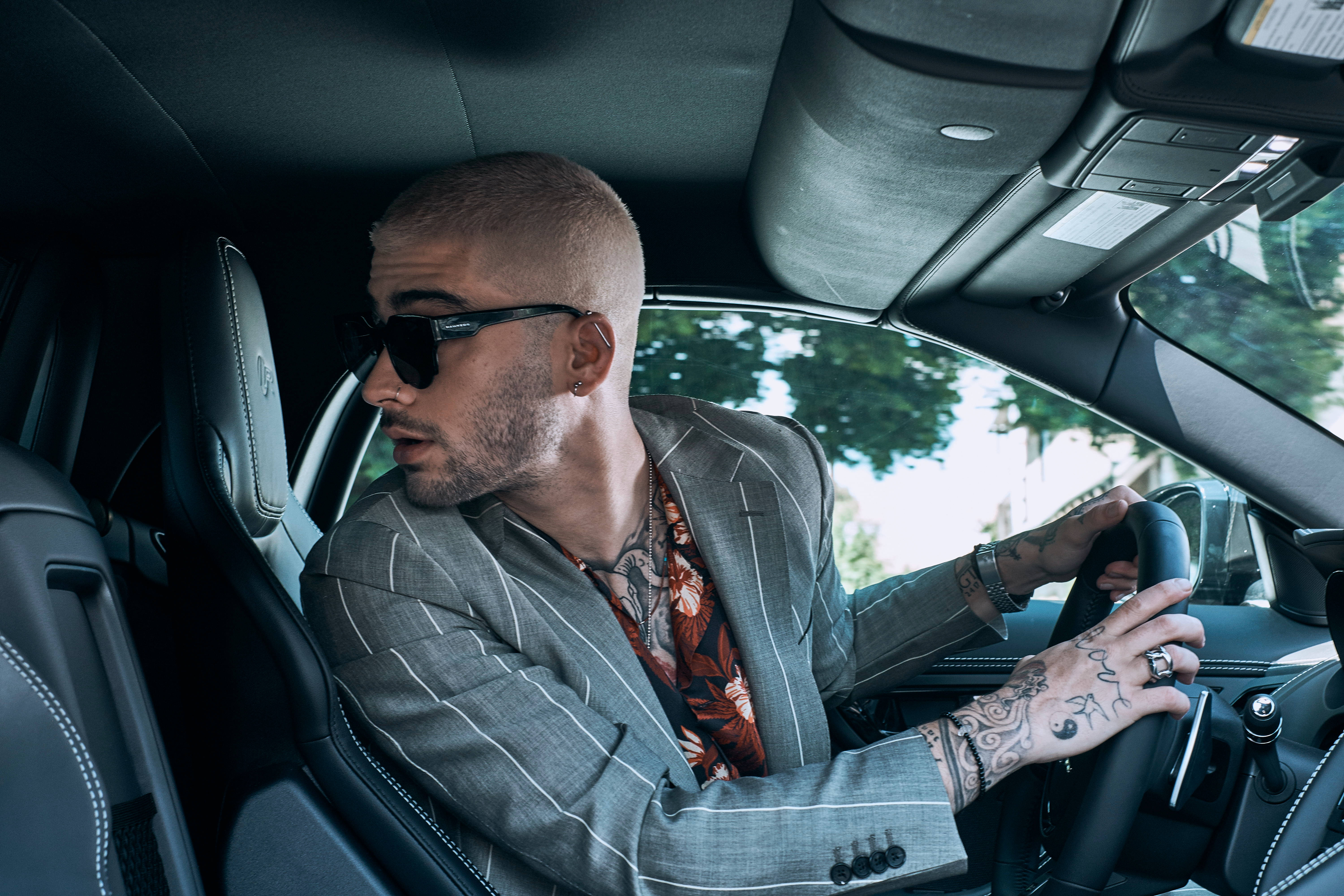 Zayn Malik, dusk till dawn, luxury car, 5K Desktop Wallpaper