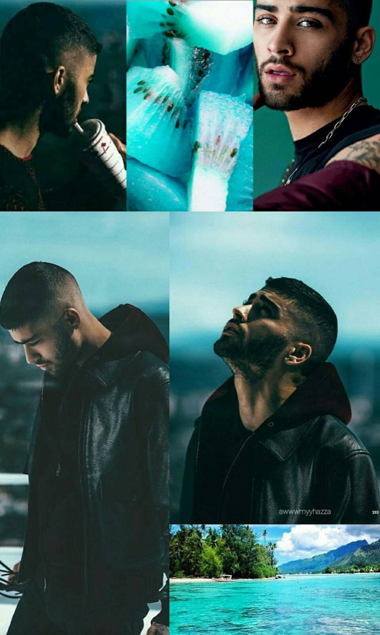 blue aesthetic, Zayn, iPhone, HD Phone Wallpaper