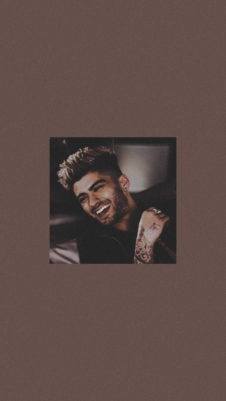 Zayn, iPhone, muted brown background, HD Phone Wallpaper
