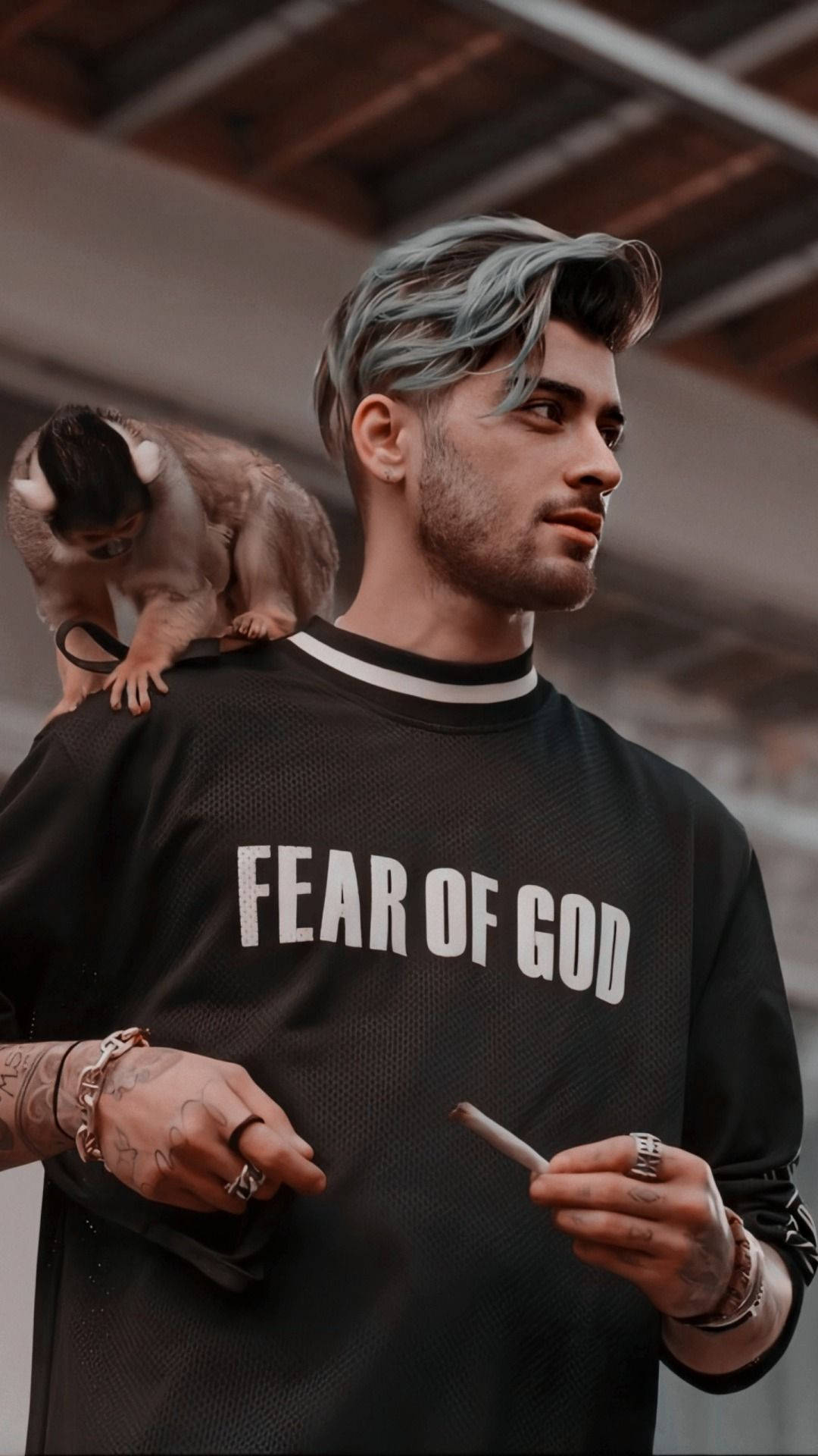 Zayn, iPhone, casual black tee, Full HD Phone Wallpaper