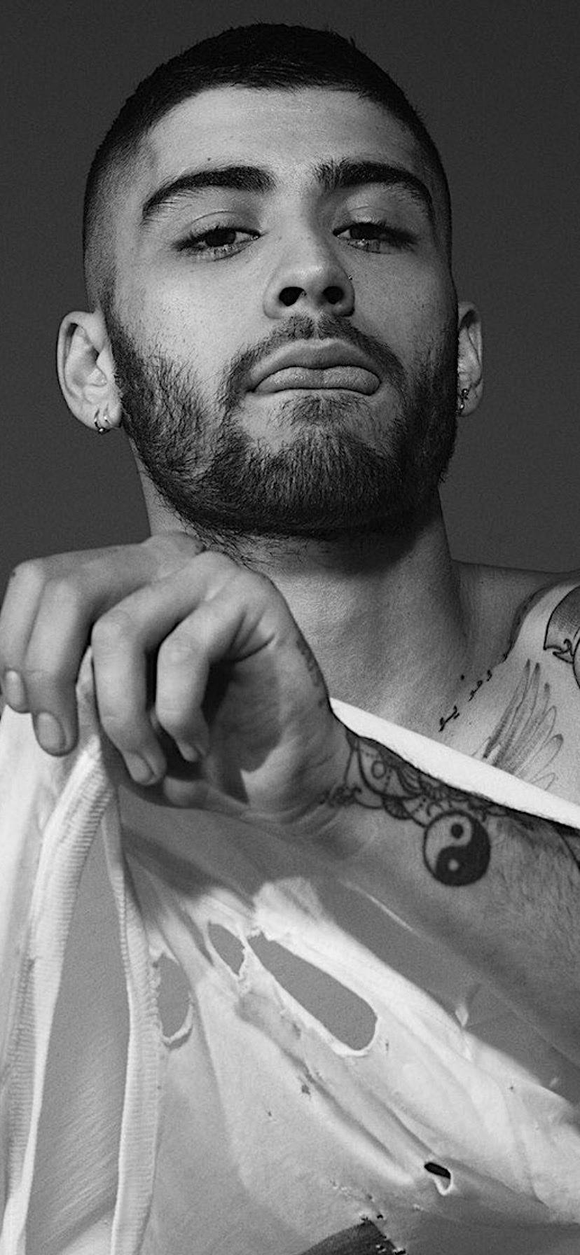 Zayn, iPhone, greyscale, HD Phone Wallpaper