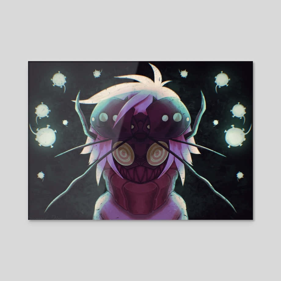 Zazie The Beast, purple insectoid creature, glowing eyes, SD Desktop Wallpaper