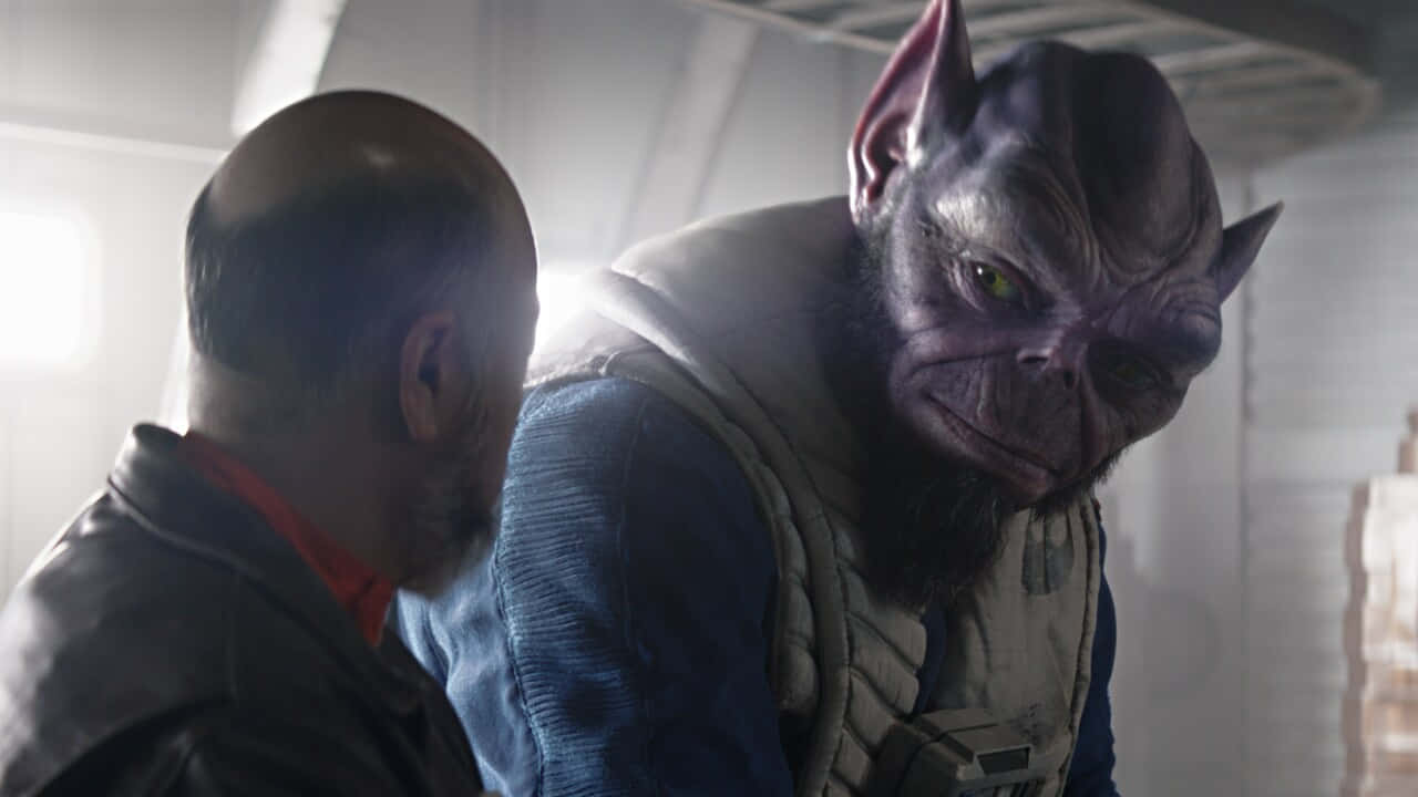 Zeb Orrelios, purple-skinned alien, pointed ears, HD Desktop Wallpaper