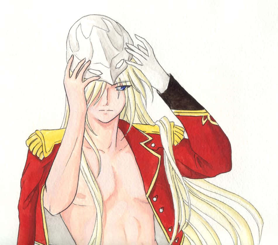 Zechs Merquise, long blonde hair, blue eyes, SD Desktop Wallpaper