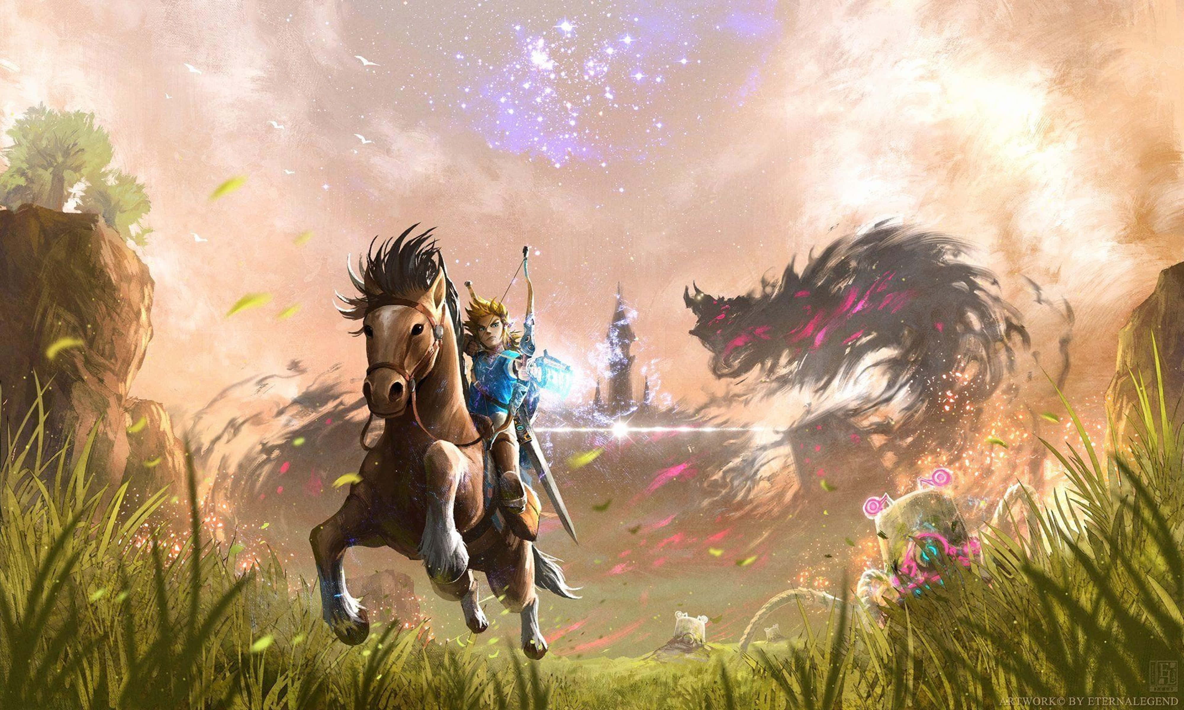 Zelda Breath Of The Wild, 4K, young hero, 4K Desktop Wallpaper