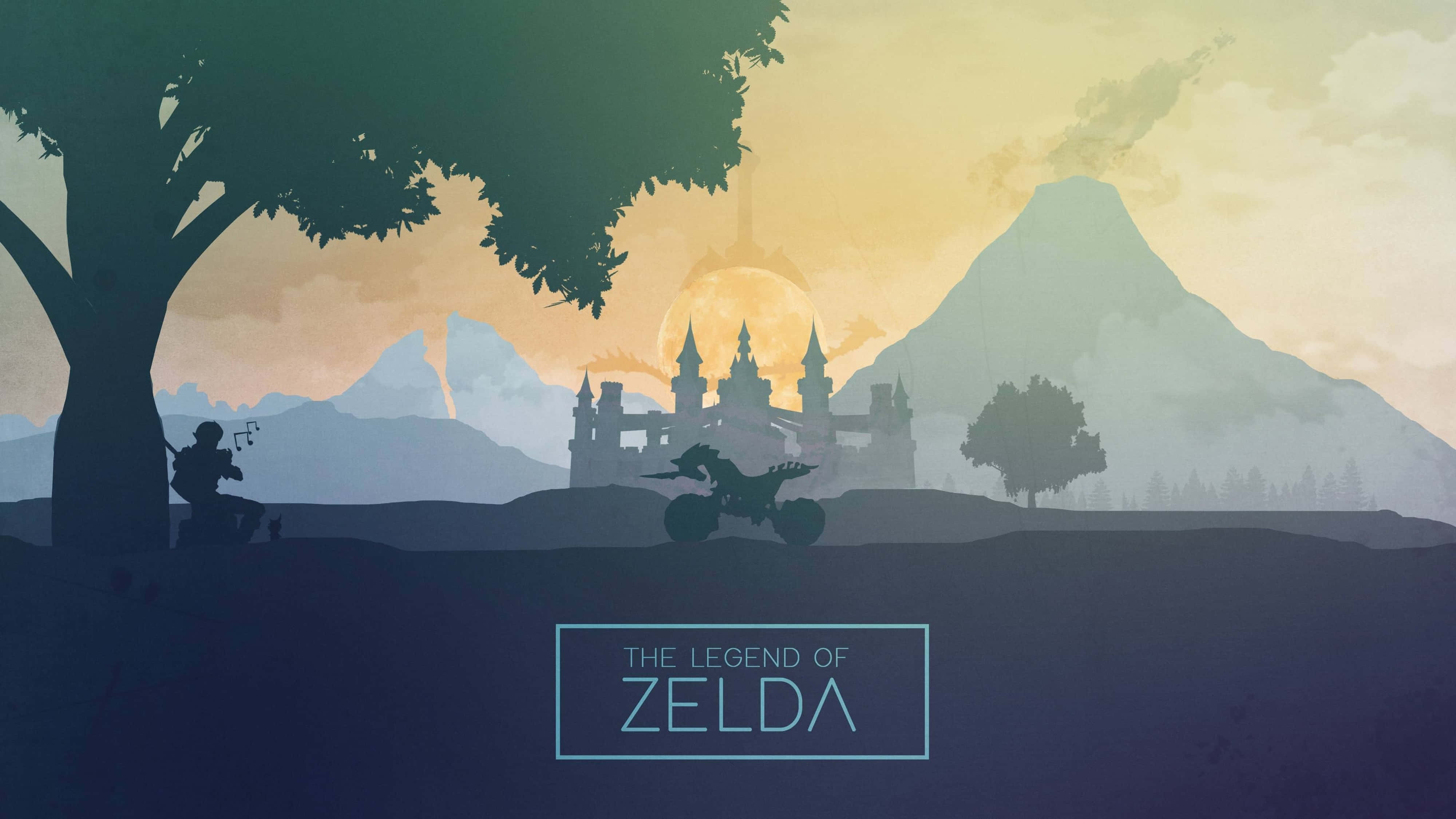 Zelda Breath Of The Wild 4K, hero, horse, 4K Desktop Wallpaper