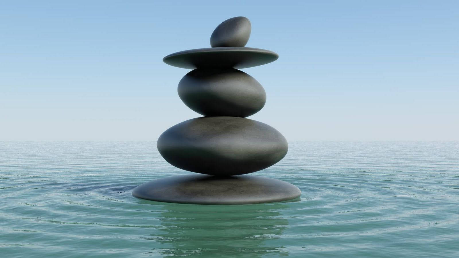 Zen, black stone, smooth dark stones, HD Desktop Wallpaper