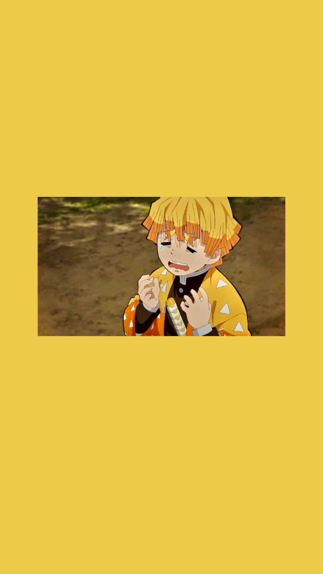 Zenitsu, orange hair, yellow kimono, Full HD Phone Wallpaper