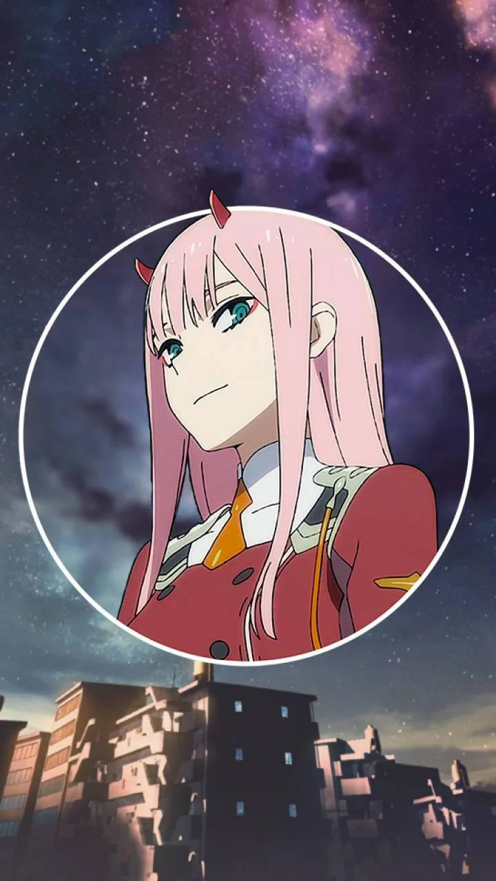 Zero Two, pink-haired, small horns, HD Phone Wallpaper