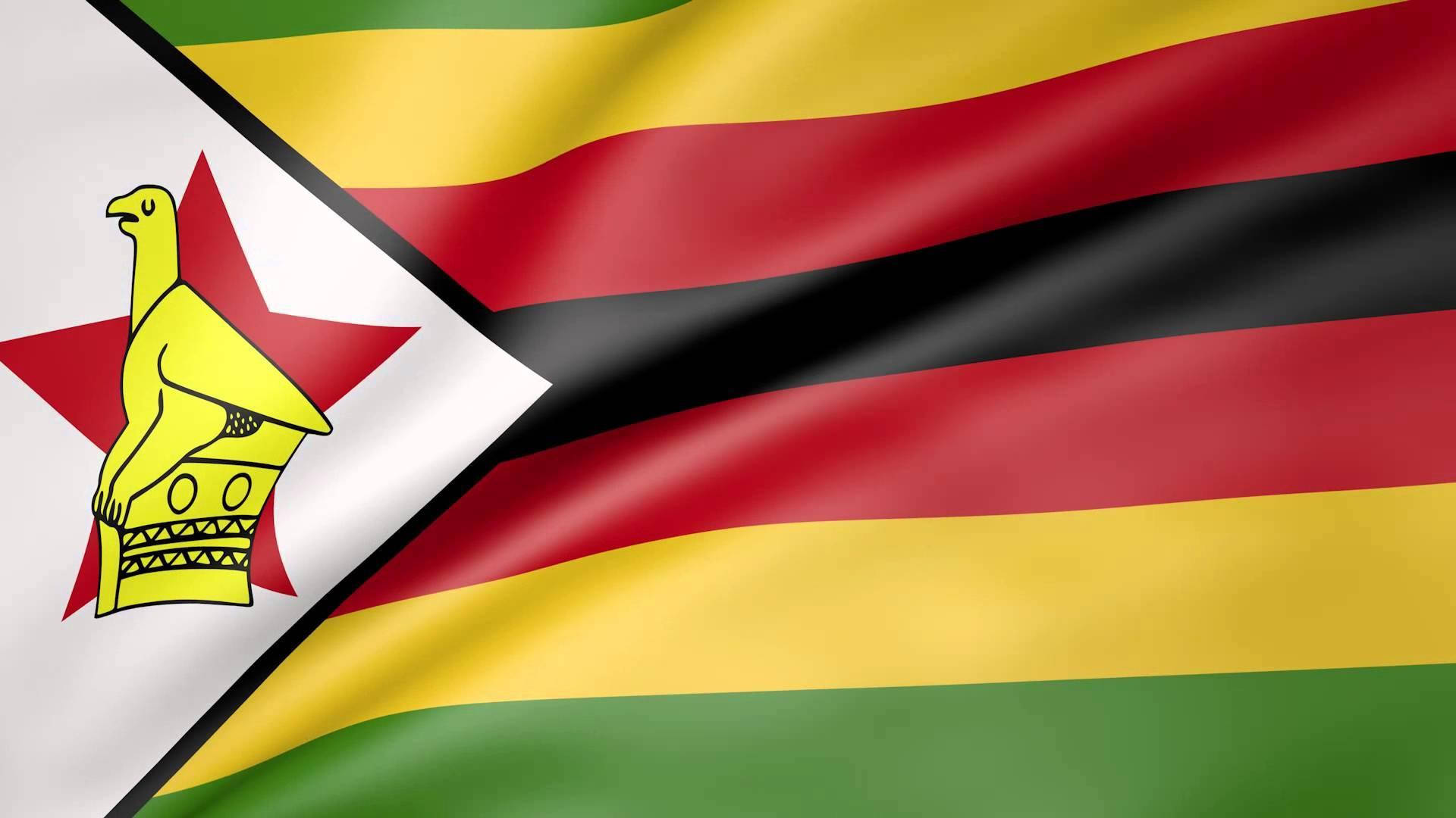 Zimbabwe, national flag, red, Full HD Desktop Wallpaper