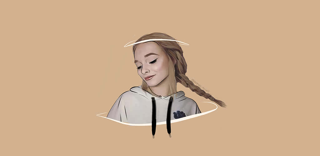 Zoe Laverne, braids, halo, SD Desktop Wallpaper