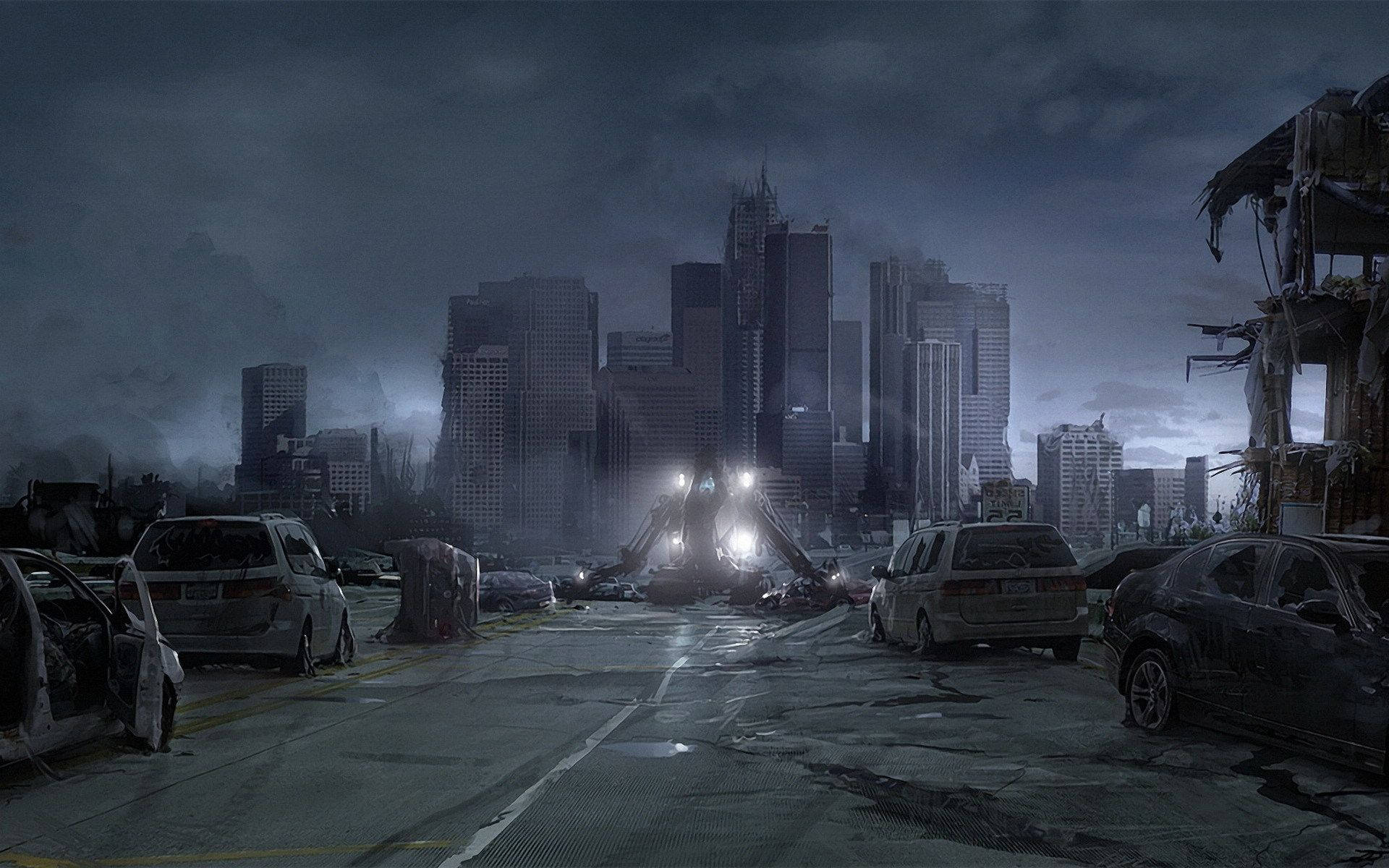 Zombie Apocalypse, 1920 x 1200, night, Full HD Desktop Wallpaper