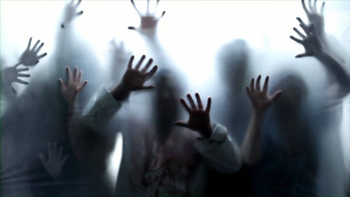zombie, window, foggy window, HD Desktop Wallpaper