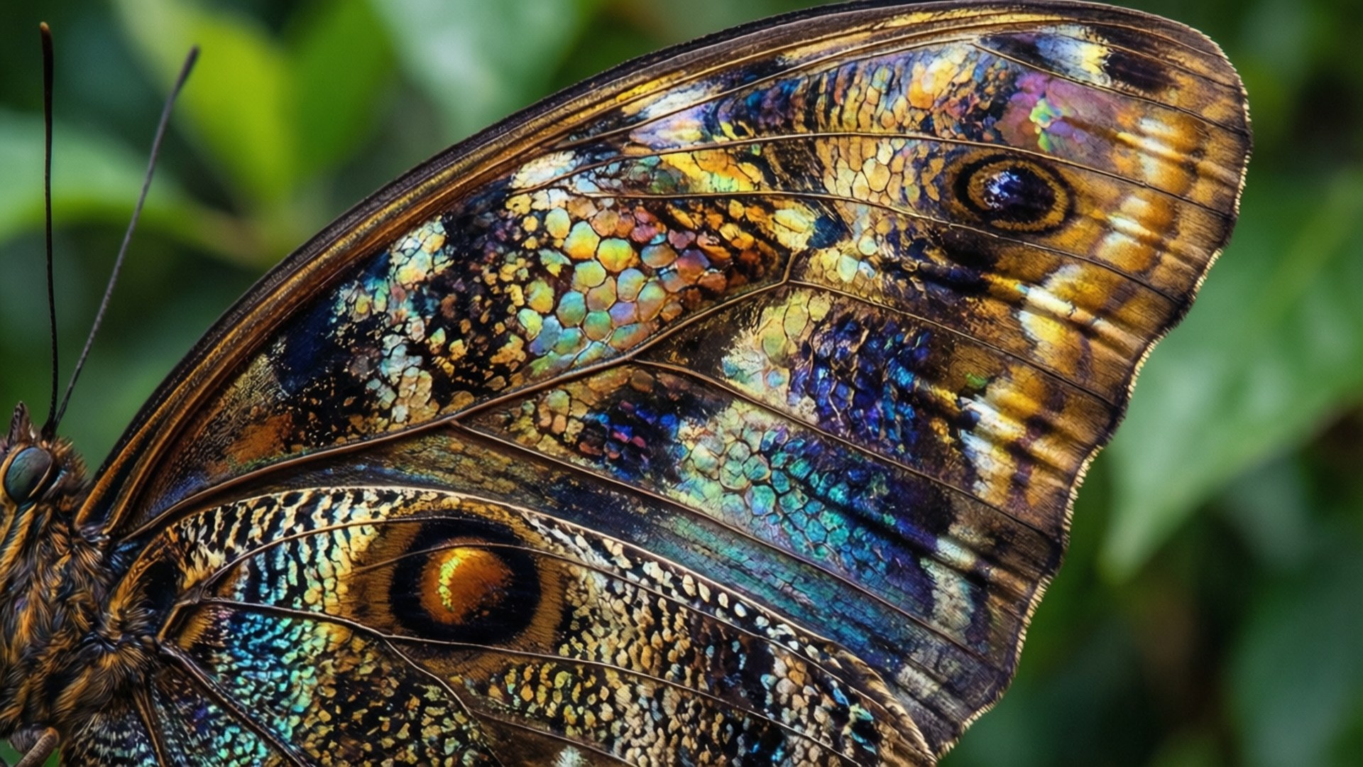 butterfly wing, macro, zoology, Full HD Desktop Wallpaper