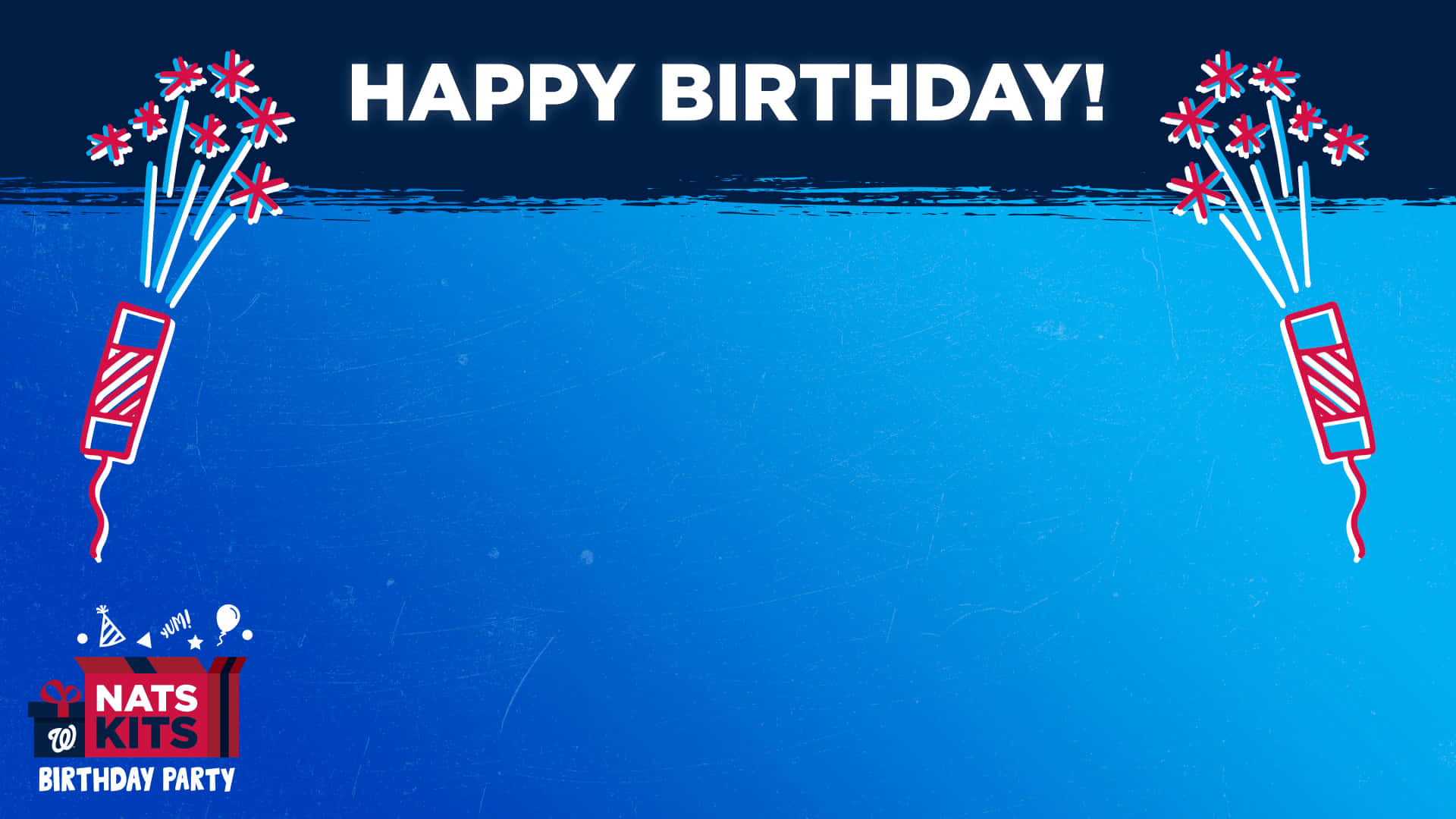 Zoom Party, birthday, white text, Full HD Desktop Wallpaper