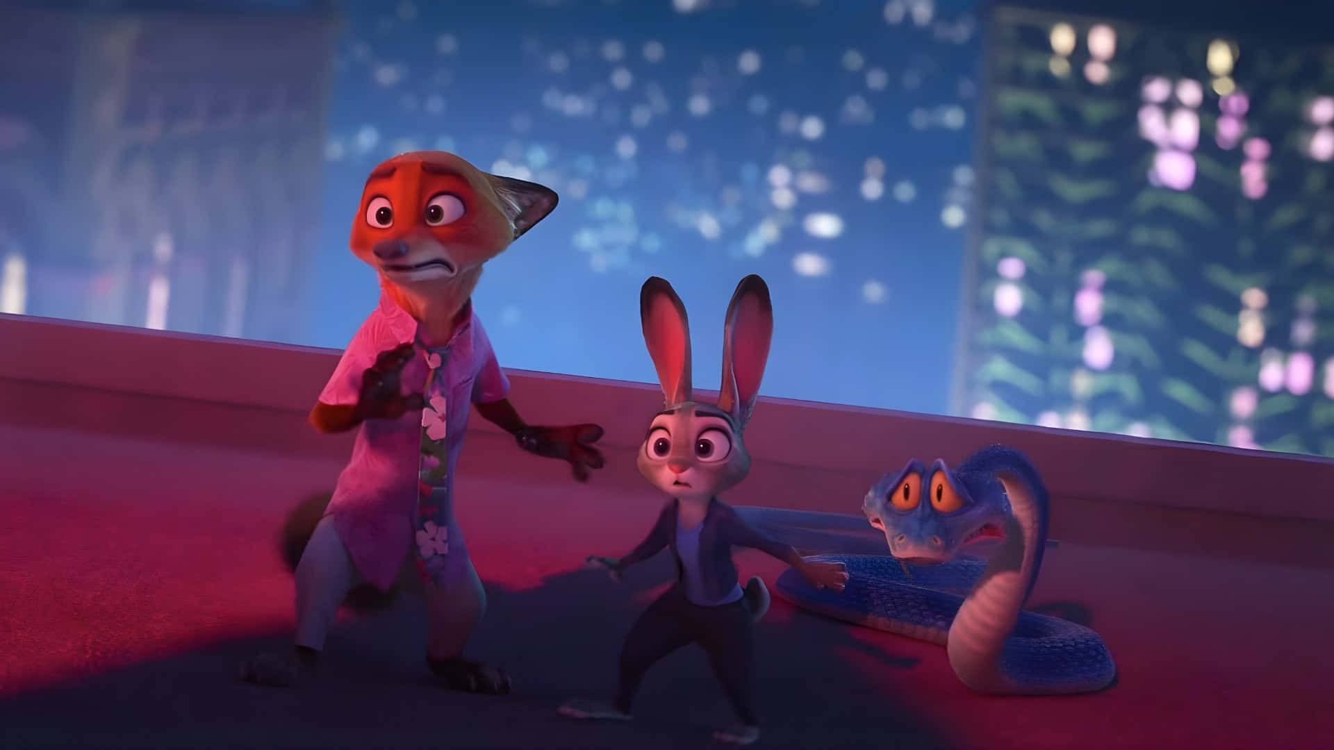 Zootopia 2, nighttime adventure, fox, Full HD Desktop Wallpaper