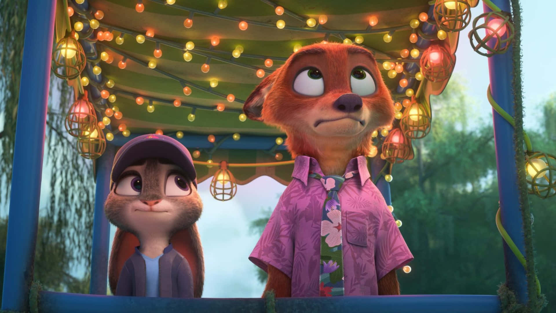 Zootopia 2, fox, rabbit, Full HD Desktop Wallpaper